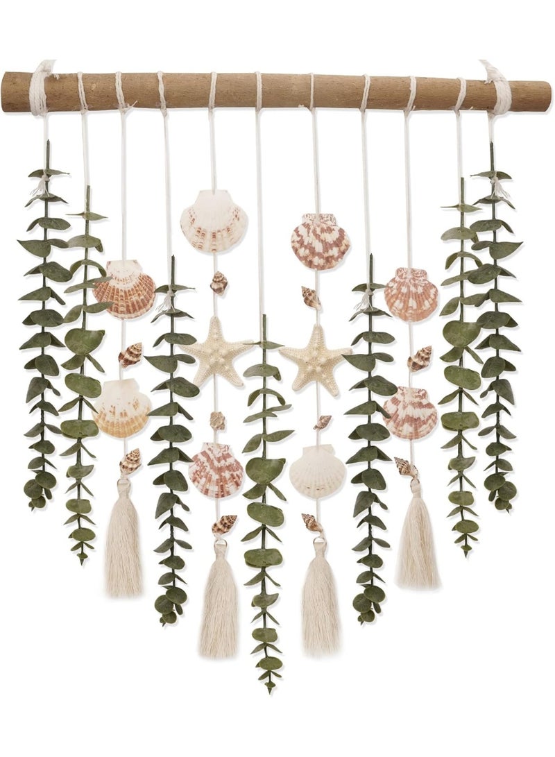 SYOSI Bathroom Wall Decor, Boho Bedroom Decors, Natural Home Decorations for Living Room Nursery, Kitchen, Natural-Looking Hanging Greenery for Home Decor, Artificial Eucalyptus Coastal Fake Plants (24") - Image 1